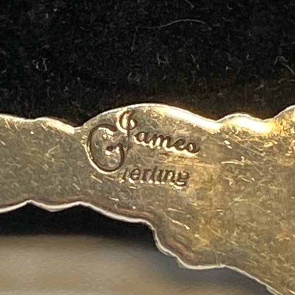 Navajo Geraldine James Turquoise Sterling Silver Ring FIRM - Picture 7 of 12